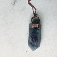 Load image into Gallery viewer, Fluorite Polished Point Necklace #6 - Ready to Ship