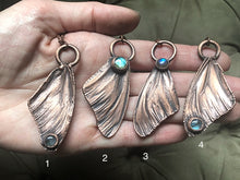 Load image into Gallery viewer, Electroformed Butterfly Wing &amp; Labradorite Necklace - Spring Equinox Collection

