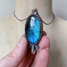 Load image into Gallery viewer, Labradorite Full Moon in Leo Necklace #4 - Ready to Ship