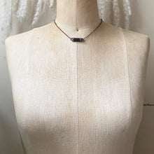 Load image into Gallery viewer, Dravite (Brown Tourmaline) Bar NecklaceNecklace #2