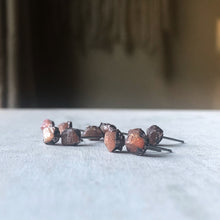 Load image into Gallery viewer, Raw Sunstone Stud Earrings - Ready to Ship
