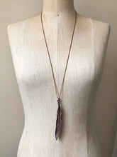 Load image into Gallery viewer, Electroformed Feather Necklace #1 (Satya Collection)
