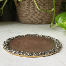 Load image into Gallery viewer, Golden Pyrite Scrying Mirror - Ready to Ship