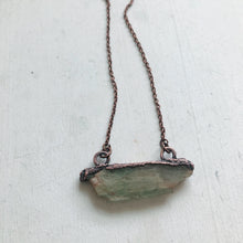 Load image into Gallery viewer, Raw Green Kyanite Necklace #4 - Ready to Ship
