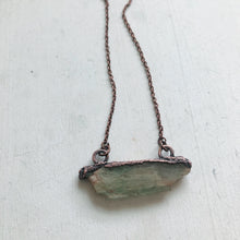 Load image into Gallery viewer, Raw Green Kyanite Necklace #4 - Ready to Ship