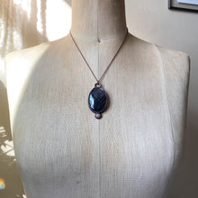 Load image into Gallery viewer, Hypersthene &amp; Rhodochrosite Necklace - Ready to Ship
