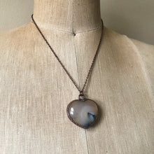 Load image into Gallery viewer, Botswana Agate Heart Necklace #3