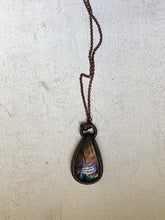 Load image into Gallery viewer, Purple Labradorite Teardrop Necklace #2 - Ready to Ship