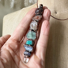 Load image into Gallery viewer, Chakra Stone Statement Necklace - Ready to Ship