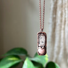 Load image into Gallery viewer, Star Shine Necklace with Pink Opal - Ready to Ship