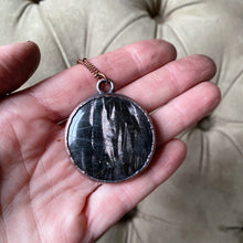 Load image into Gallery viewer, Hypersthene Black Moon Lilith Necklace #2 - Ready to Ship
