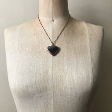 Load image into Gallery viewer, Moss Agate Heart Necklace #6 - Ready to Ship
