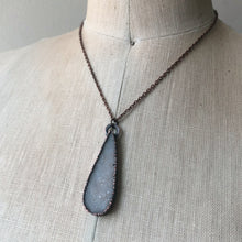 Load image into Gallery viewer, Druzy Necklace (Teardrop)- Ready to Ship