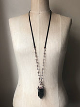 Load image into Gallery viewer, Raw Smoky Quartz Point Necklace (Ready to Ship) - Darkness Calling Collection