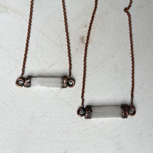 Load image into Gallery viewer, Selenite Mini Bar Necklace - Ready to Ship