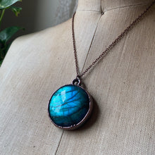 Load image into Gallery viewer, Labradorite New Moon in Pisces Necklace
