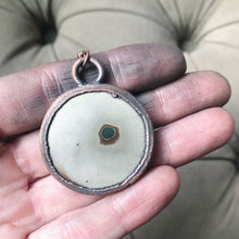 Load image into Gallery viewer, Polychrome Jasper Moon Necklace #10