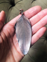 Load image into Gallery viewer, Blue Macaw Feather Necklace - Ready to Ship