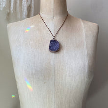 Load image into Gallery viewer, Amethyst Druzy "Shine" Necklace #1 - Ready to Ship