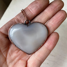 Load image into Gallery viewer, Druzy “Broken Open” Heart Necklace #1 - Ready to Ship