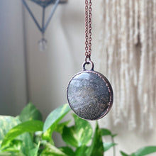 Load image into Gallery viewer, Black Sunstone Full Moon Necklace #3 - Ready to Ship