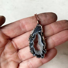 Load image into Gallery viewer, Geode Slice Portal Necklace #1