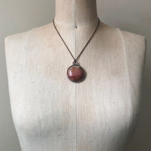 Load image into Gallery viewer, Polychrome Jasper Moon Necklace #4
