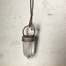 Load image into Gallery viewer, Clear Quartz Point and Angel Aura Necklace - Ready to Ship