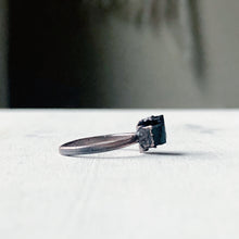 Load image into Gallery viewer, Black Tourmaline Stacking Ring #5 (Size 6.5)