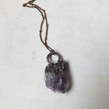 Load image into Gallery viewer, Raw Amethyst Cluster Necklace - Ready to Ship