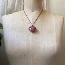 Load image into Gallery viewer, Carnelian Heart Necklace #2 - Ready to Ship