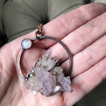 Load image into Gallery viewer, Vera Cruz Amethyst Cluster Necklace #3 - Ready to Ship