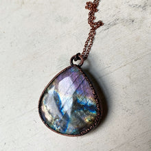 Load image into Gallery viewer, Purple Labradorite Necklace #3 - Ready to Ship