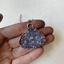 Load image into Gallery viewer, Amethyst Druzy "Shine" Necklace #4 - Ready to Ship