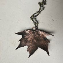 Load image into Gallery viewer, Electroformed Maple Leaf Necklace (Large) - Ready to Ship
