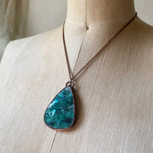 Load image into Gallery viewer, Malachite with Chrysocolla Necklace #2 - Ready to Ship