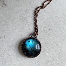Load image into Gallery viewer, Labradorite Full Moon in Leo Necklace #1 - Ready to Ship