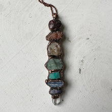 Load image into Gallery viewer, Chakra Stone Statement Necklace - Ready to Ship
