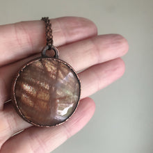 Load image into Gallery viewer, Round Sunstone Necklace #1 - Ready to Ship