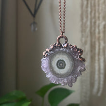 Load image into Gallery viewer, Amethyst Stalactite Slice Necklace #3 - Ready to Ship