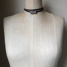 Load image into Gallery viewer, Selenite and Leather Wrap Bracelet/Choker - Made to Order