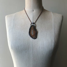 Load image into Gallery viewer, Agate Slice Portal of the Infinite Heart Necklace - Ready to Ship