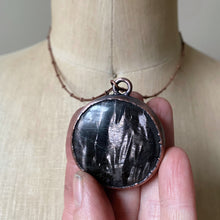 Load image into Gallery viewer, Hypersthene Black Moon Lilith Necklace #2 - Ready to Ship