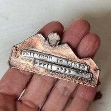 Load image into Gallery viewer, Pink Moonrise over the Mountains Necklace - Ready to Ship