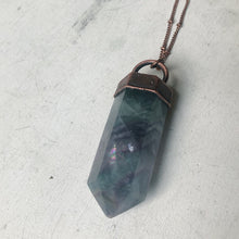 Load image into Gallery viewer, Fluorite Polished Point Necklace #9 - Ready to Ship