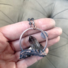 Load image into Gallery viewer, Smoky Quartz Cluster & Rainbow Moonstone Necklace #4 - Ready to Ship