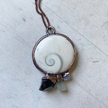 Load image into Gallery viewer, Eye of Shiva New Moon in Cancer Statement Necklace - Ready to Ship