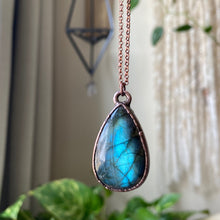 Load image into Gallery viewer, Labradorite Teardrop Necklace #1 - Ready to Ship