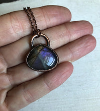 Load image into Gallery viewer, Purple Labradorite Teardrop Necklace #1 - Ready to Ship