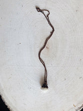 Load image into Gallery viewer, Clear Quartz Druzy Necklace #1 - Ready to Ship (4/25 Update)